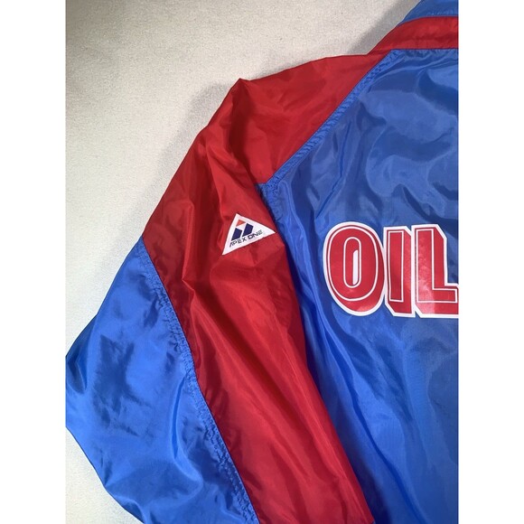 Rare Vintage Houston Oilers Apex One Windbreaker Jacket Fanny Bag Large Buddy - Picture 10 of 14